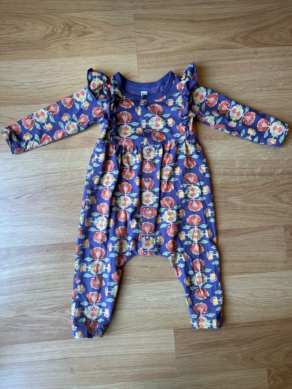 Tea Collection Baby Rompers (6-9 mos) - Picture 2 of 7